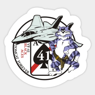 Black Aces - Tomcat Forever Sticker